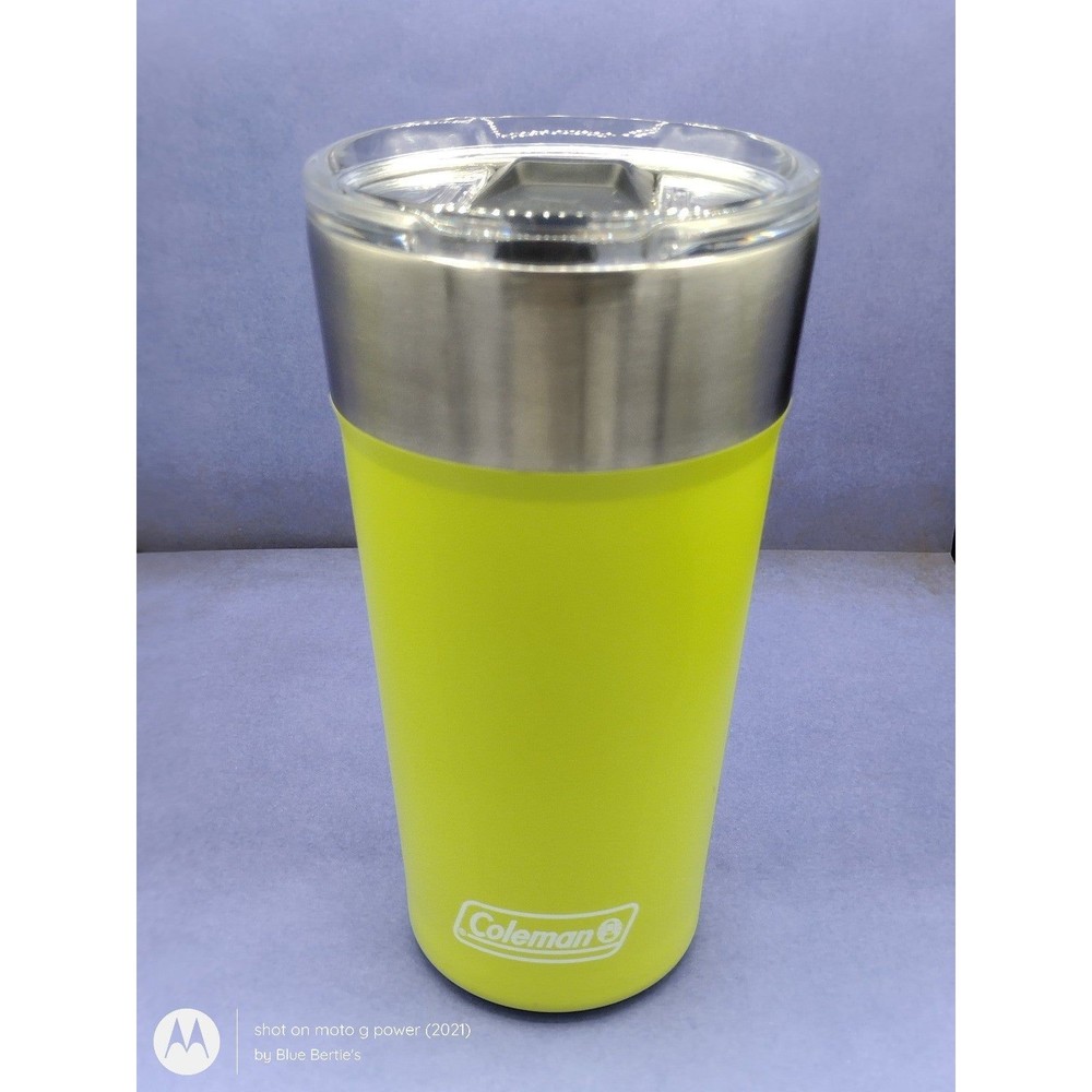 Coleman Brew Insulated Stainless Steel Tumbler Mug Cup 20 Oz with Bottle Opener